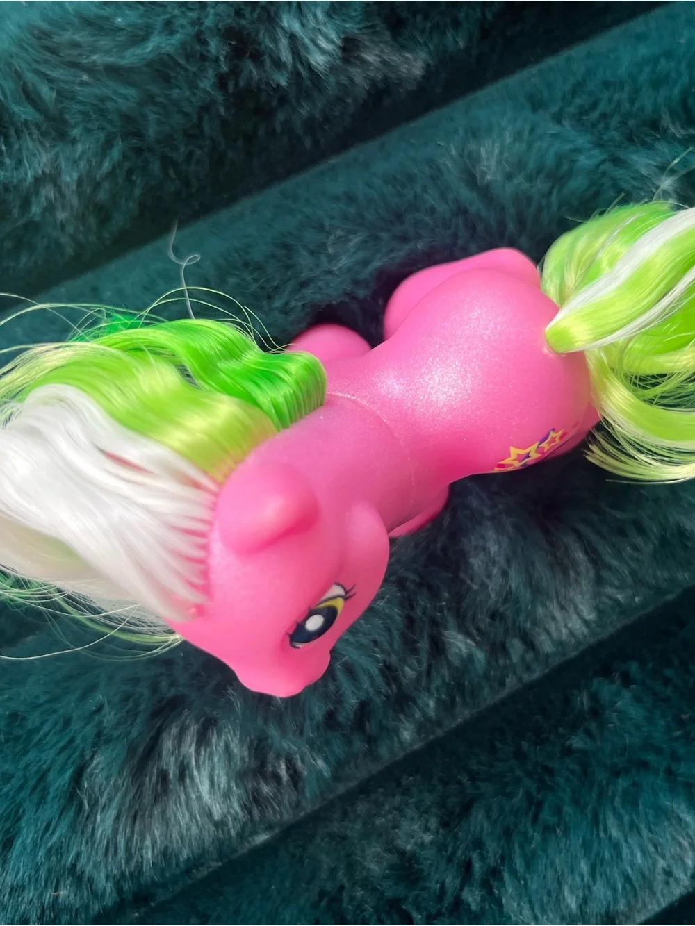Sparkleberry Swirl MLP G3 baby (customized Glow In The Dark Hair)